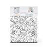 Kid's Coloring Lidded Hamper with 4-Pack Washable Markers (Space Print) view 4