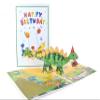 Teabug Cards Dino-Rific Birthday Blast 3D Pop Up Cards for Kids view 2