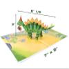 Teabug Cards Dino-Rific Birthday Blast 3D Pop Up Cards for Kids view 4