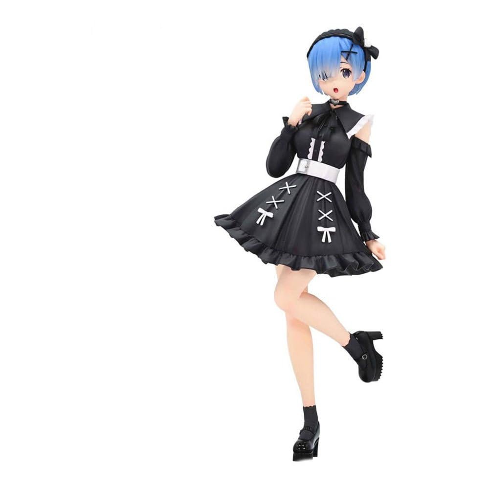 Furyu Re:Zero Starting Life in Another World statuette PVC Trio-Try-iT Rem Girly Outfit Black 21 cm