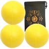 3 x Pro Cascade XL 180g Juggling Balls - Large Sized Quality Thud Beanbags & Bag - Set of 3 Juggling Balls (Yellow) view 1