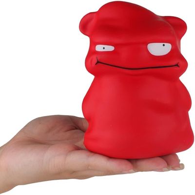 Anboor 4.7 Inch Squishies Toy Red Small Monster Squishys Animals,Slow Rising Funny Squeeze Stress Relief Toy for Kids, Squishys Collection Birthday