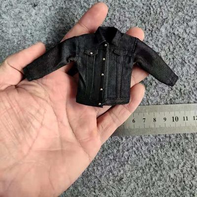BOSWON 1/12 Scale Soldier Figure Fashion Clothing Accessories Black Coat Model for 6"