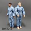 1/12 Scale Clothes Blue Jumpsuit Model for 6" Figure view 2