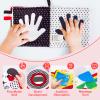 hahaland Baby Books 0-6 Months - 2PCS Infant Toys 0-6m Tummy Time Babies Toy Newborn Toys High Contrast Visual Development Sensory Book Baby Girl Boy Shower Valentine Birthday Easter Basket Stuffers view 3
