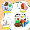 Beetoy Sensory Sports Balls for Infant Toddlers, Baby Toys for Early Education, Different Sensory Tactile Textures Balls with Rattle & Squeakers view 4