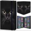 DEGDFSGR Trading Card Binder 30Pages/240Cards, Big Cat Eyes, Polypropylene Material, Secure Cards, Portable, Gift view 1