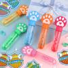 Winrayk 24 Large Paw Print Bubble Wands with Gift Card, Bubbles Bulk Puppy Dog Cat Party Favors for Kids, Easter Pinata Filler Goodie Bag Stuffer Treasure Box Classroom Prize Birthday Gift Outdoor Toy view 3