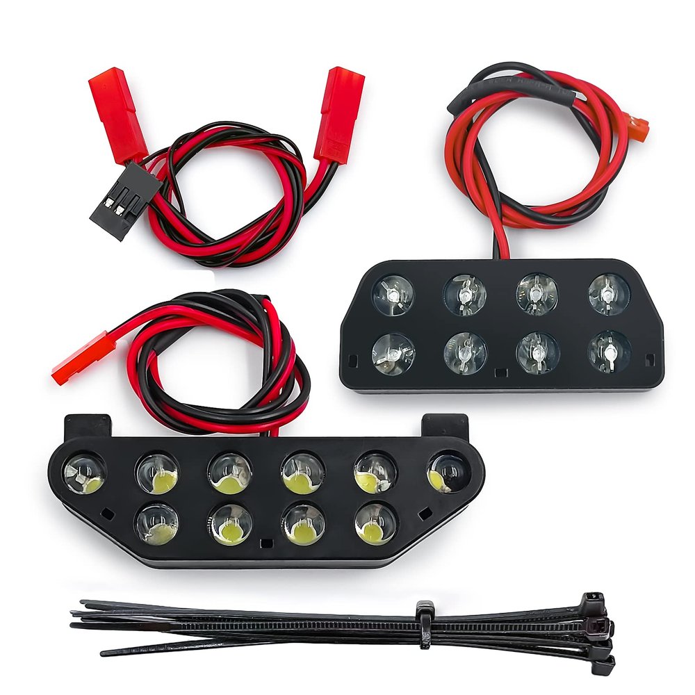 AXSPEED 1 Set Front & Rear LED Light Headlight Taillight Set for 1/5 DBXL XL 4WD 2.0 RC Truck