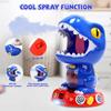 EagleStone Movable Dinosaur Toys for Kids 5-7, Spaying & Auto Scoring, Dino Shooting Target Game with 2 Pump Guns, 48 Foam Balls, Sound, Fun Gift for Boys & Girls, Party Favor view 3