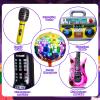 101PCS 90s Party Decorations, 90's Birthdays Party Supplies Bundle Includes Inflatable Disco Ball Radio Boom Box Retro Mobile Phone Guitar and Mobile Phone, Back to 90s Hip Hop Party Balloons Arch view 4