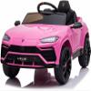 SEGMART 12V Kids Ride On Car Licensed Lamborghini Urus Electric Car for Kids Vehicle Toy/Parent Remote Control, USB Port, AUX, Spring Suspension, Opening Door, LED Light (Pink) view 1