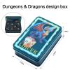 LDICEK DND Dice Set Sharp Edge Dice Set 7 Piece DND polyhedral Dice Numbers with Gold Leaf Exquisite Tin Box Packaging,Ideal for Dungeons & Dragons RPG and Board Games (2L-MOY9-13Y9) view 4