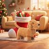 Apricot Lamb Toys Plush Clare Dachshund Dog Stuffed Animal Soft Cuddly Perfect for Child Coffee Dachshund view 2