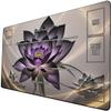 AI Painting TCG Playmat - MTG Trading Card Game Mat with Zones, 24x14 Inches Premium MTG Playmat - The Perfect Companion for Intense Card Battles - Fantasy Dark Vampire Lotus-071 view 1