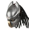 LIANGLIDE Predator Helmet Mask Halloween Masque Helmet Latex Full Head Cover Crazy Party Headgear Props Predator Mask for Halloween, Black view 4