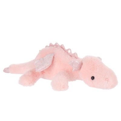 Apricot Lamb Toys Plush Pink Lying Dragon Dinosaur Stuffed Animal Soft Cuddly Perfect for Child (Pink Dragon,15 Inches)