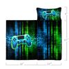 Datura home Gamepad Nap Mat - Video Gamer Sleeping Bag with Removable Pillow - Daycare and Sleepovers Preschool Kindergarten Bedding Set for Kids Toddler Boys Girls (50"x21" Gamepad) view 2