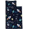 NaFurAhi Space Ship Galaxy Sleeping Bag Nap Mat Set - 50"x21" Space, Polyester, Standard - 50"x21" view 4