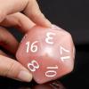 20 Sided DND Dice,D20 Giant Polyhedral Dice,55mm Titan Large Pearl Color D20 Dice,20 Sided Cube D&D Dice Set for Dungeons and Dragons, RPG, MTG Table Games(Beige Pearl) view 3