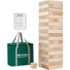 Olsa Giant Tumble Tower 57PCS Wooden Block Stacking Yard Games with Carrying Bag Classic Indoor & Outdoor Game for Adults and Family Party Games for Backyard Lawn Beach Camping (Over 4.2 Ft) view 1