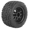 4Pcs RC Tires Set, Black, Rubber Universal Truck Wheel for 1:14 1:16 1:18 Car Model Accessory view 4