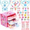 BEKALERZ Jewelry Toys-for-Girls,Toddler Girl Toys Age 6-8,Lovely Rings Earrings Kids-Toy for 3 4 5 6 7 Year Old Girls,Play Jewelry Princess Toy for Dress Up,Halloween Birthday Unicorns-Gifts-for-Girl view 1
