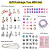 FOVRPUIB Jewelry Toys-for-Girls, Toddler Girls Toys Age 6-8 Years Old Kids Play Jewelry, Princess Necklaces Bracelet Kit Lovely Rings for 6 7 8 9 Year Old Dress Up Birthday Christmas Gift Party Favors view 2