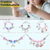 FOVRPUIB Jewelry Toys-for-Girls, Toddler Girls Toys Age 6-8 Years Old Kids Play Jewelry, Princess Necklaces Bracelet Kit Lovely Rings for 6 7 8 9 Year Old Dress Up Birthday Christmas Gift Party Favors view 3