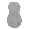 Happiest Baby Sleepea Comforter Swaddle - 100% Organic Cotton Baby Swaddle Blanket - Doctor Designed Promotes Healthy Hip Development (Graphite, Small) view 1