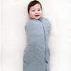 Happiest Baby Sleepea Comforter Swaddle - 100% Organic Cotton Baby Swaddle Blanket - Doctor Designed Promotes Healthy Hip Development (Graphite, Small) view 3