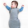 Happiest Baby Sleepea Comforter Swaddle - 100% Organic Cotton Baby Swaddle Blanket - Doctor Designed Promotes Healthy Hip Development (Graphite, Small) view 4