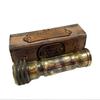 Antique Brass Kaleidoscope with Leather Cover/Gilbert & Sons Nautical Kaleidoscope/Pocket Kaleidoscope Birthday Gift, Toy for Children by Better Buy Handicraft view 1