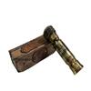 Antique Brass Kaleidoscope with Leather Cover/Gilbert & Sons Nautical Kaleidoscope/Pocket Kaleidoscope Birthday Gift, Toy for Children by Better Buy Handicraft view 3
