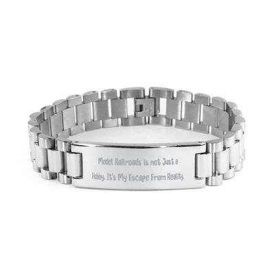 Mother's Day Unique Gifts for Train Lovers, Thoughtful Gifts from Friends, Model Railroads Bracelet, for Enthusiasts