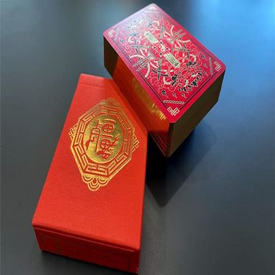 MJM Geung Si The Torpor (Red) Playing Cards
