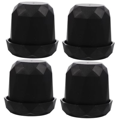 INOOMP 4sets Compact Dice Cup Base Silent Shaker for Parties Material for Farkle and Other Board Games for Bar and Gathering Fun