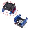 Artemisia Cooling Fan Heatsink High Velocity Aluminum Radiator Compatible with Traxxas Velineon VXL-3S ESC303T06 Slash 4X4 2WD RC Car Repair Parts view 2