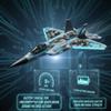 Akargol Rc Plane Jet Extra 3 Battery, Remote Control Airplane 2025 Christmast Gift- New Planes Model Led Light Aircraft Fighter Army Toy with Easy to Flying Toys for Boys and Girls view 2