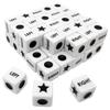 Ahoper 50 Pieces Left Right Center Dice Only 50 Dices Bulk Dice Game, 16mm Standard Size, Easy to Grip. view 2