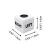 Ahoper 50 Pieces Left Right Center Dice Only 50 Dices Bulk Dice Game, 16mm Standard Size, Easy to Grip. view 4