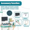 Deluxe Doctor Kit for Toddlers, Pretend Medical Station Set for Boys & Girls, 28 Accessories,Mobile Cart with Lights, Includes Doctor's UniformThermometer, Doctor Kit for Kids 3-5 Years Old view 3