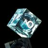 YEMEKO Handmade Liquid DND Dice Set, Liquid Core DND Dice Quicksand Ball, 7 Accessories Dice for Dungeons and Dragons, RPG Polyhedral Resin Sharp Edge Dice Roleplaying (Liquid Teal) view 2