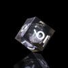 YEMEKO Handmade Liquid DND Dice Set, Liquid Core DND Dice Quicksand Ball, 7 Accessories Dice for Dungeons and Dragons, RPG Polyhedral Resin Sharp Edge Dice Roleplaying(Liquid Dark) view 4