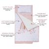 Extra Large Toddler Nap mat by Cokouchyi, Toddler Sleeping Bag with Removable Pillow, Measures 53 x 21 x 1.5 Inches, Sleeping Mat for Girls, Ideal for Daycare and Preschool Kindergarten, Rainbow view 2