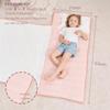 Extra Large Toddler Nap mat by Cokouchyi, Toddler Sleeping Bag with Removable Pillow, Measures 53 x 21 x 1.5 Inches, Sleeping Mat for Girls, Ideal for Daycare and Preschool Kindergarten, Rainbow view 4