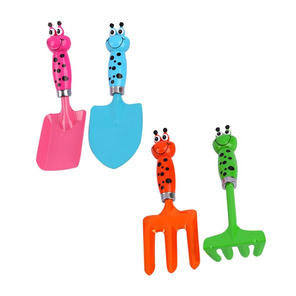 1 Set Caterpillar Tools Playset Tools for Caterpillar Toy Garden Toy Garden Tools for Planting Transplant Trowel Gardening Trowel Gardening Playset Iron