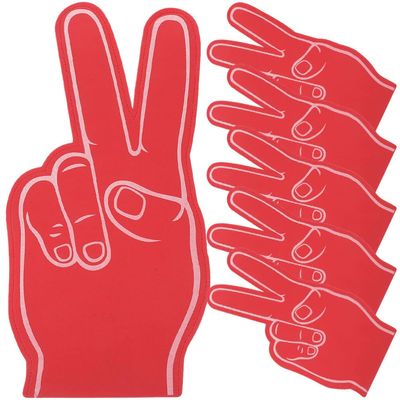 BESPORTBLE 6pcs Giant Foam Finger Cheerleading Hand Props for Sports Events Parties and Festivals Fun and Creative Finger Toys for Cheering and Team Spirit