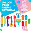 DIMROM Clay and Play Dough Tools 12 Piece Set - Ages 3 & Up (12pcs) view 2