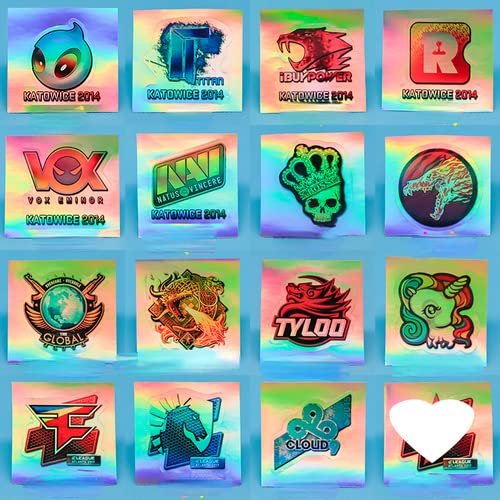 2022 Rio Major, 2021 Antwerp csgo Print Set Peripheral Stickers, Titan Holographic Stickers (2014 Cato Series 1 Set of 16 Sheets)